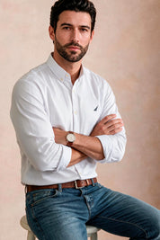 Camisa Princeton - Slim Fit - Poplin