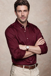 Camisa Premium Hampton - Algodón Satin