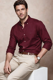 Camisa Premium Hampton - Algodón Satin