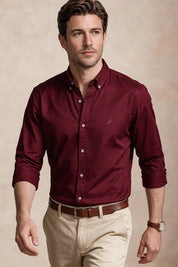 Camisa Premium Hampton - Algodón Satin