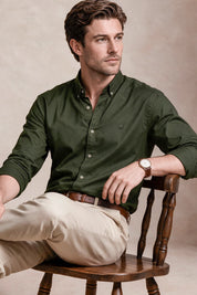 Camisa Premium Hampton - Algodón Satin