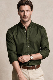Camisa Premium Hampton - Algodón Satin