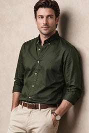 Camisa Premium Hampton - Algodón Satin