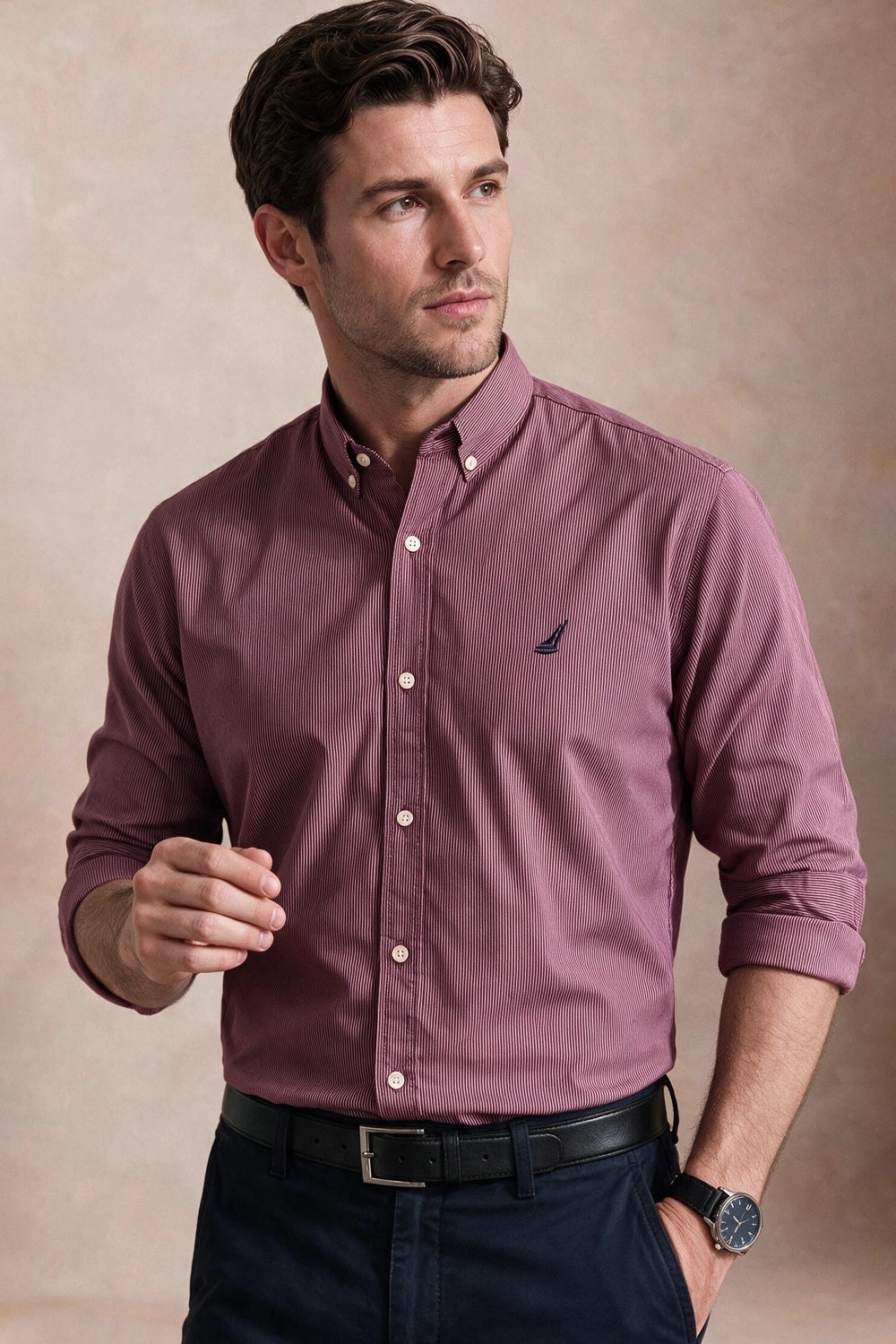 Camisa Philadelphia Rayas - Slim Fit - Poplin