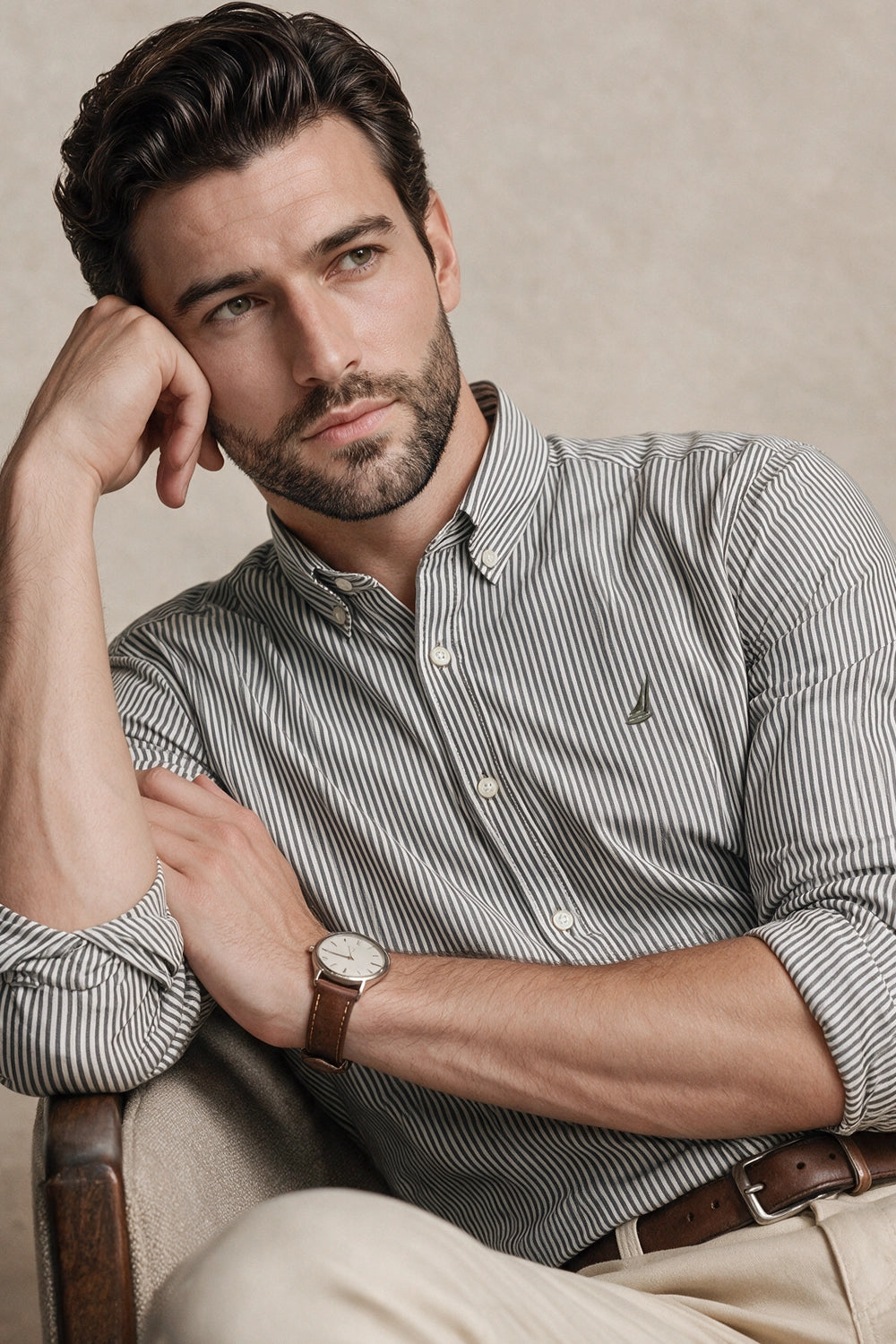 Camisa Boston Rayas - Slim Fit
