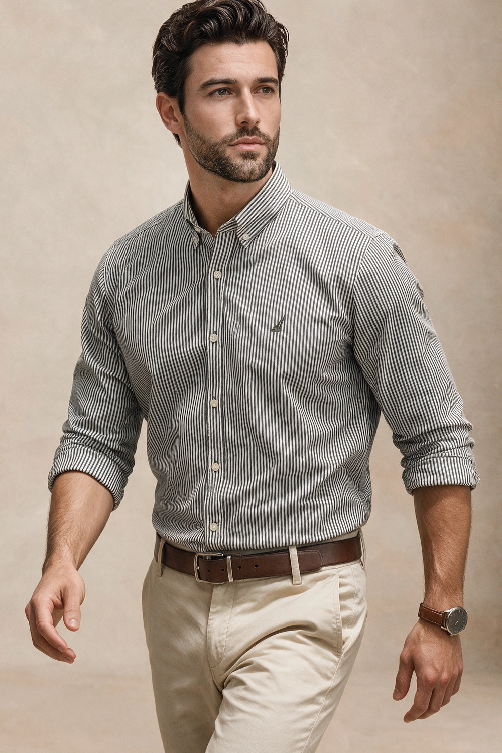 Camisa Boston Rayas - Slim Fit