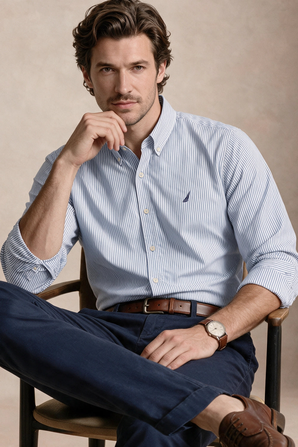 Camisa Newport Rayas - Slim Fit