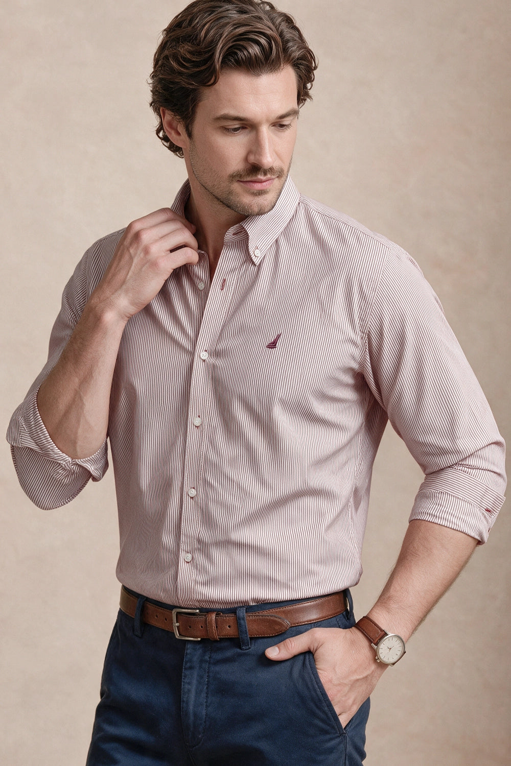 Camisa Newport Rayas - Slim Fit