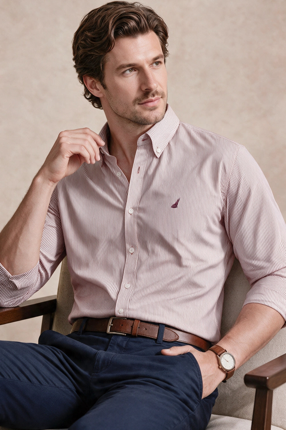 Camisa Newport Rayas - Slim Fit