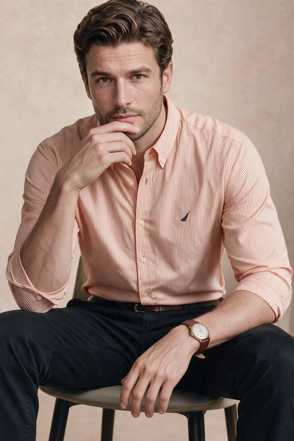 Camisa Newport Rayas - Slim Fit