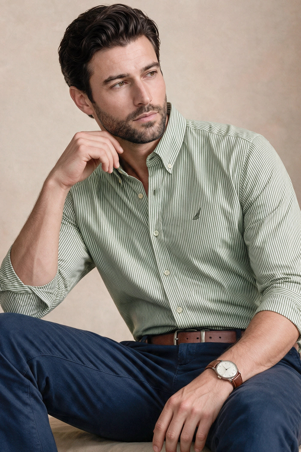 Camisa Newport Rayas - Slim Fit