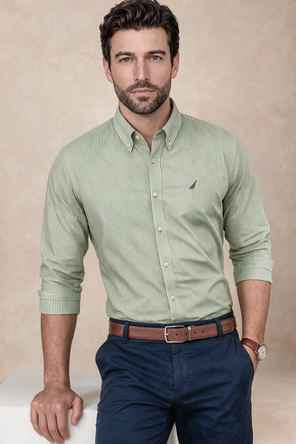 Camisa Newport Rayas - Slim Fit