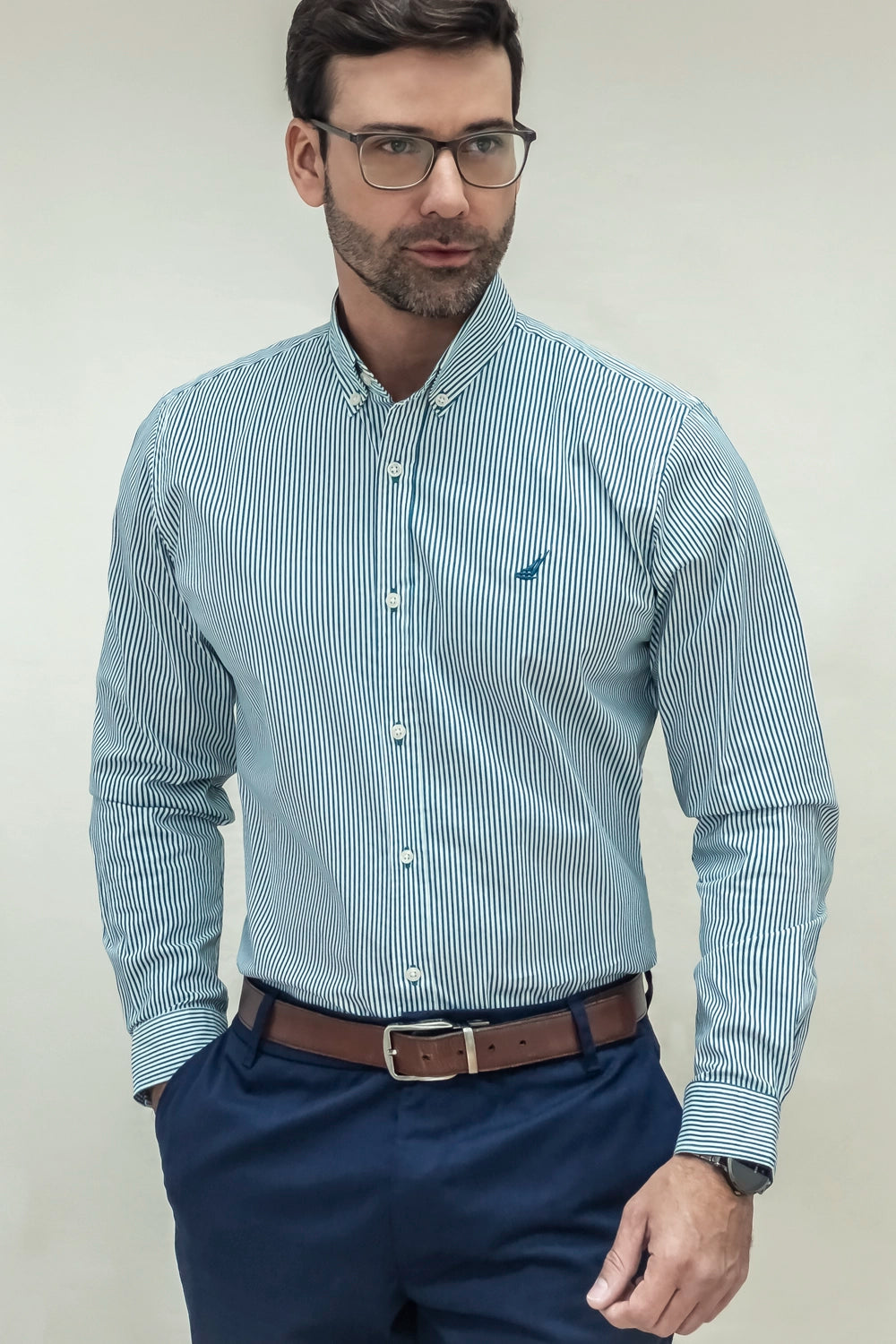 Camisa Portland Rayas - Slim Fit - Algodón Stretch