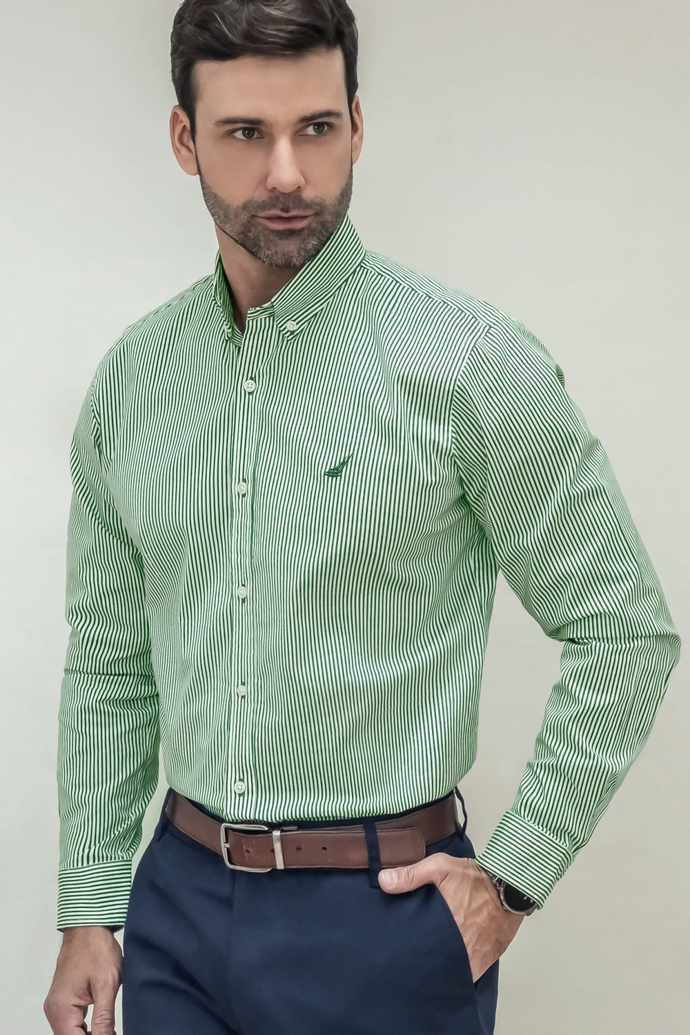Camisa Portland Rayas - Slim Fit - Algodón Stretch