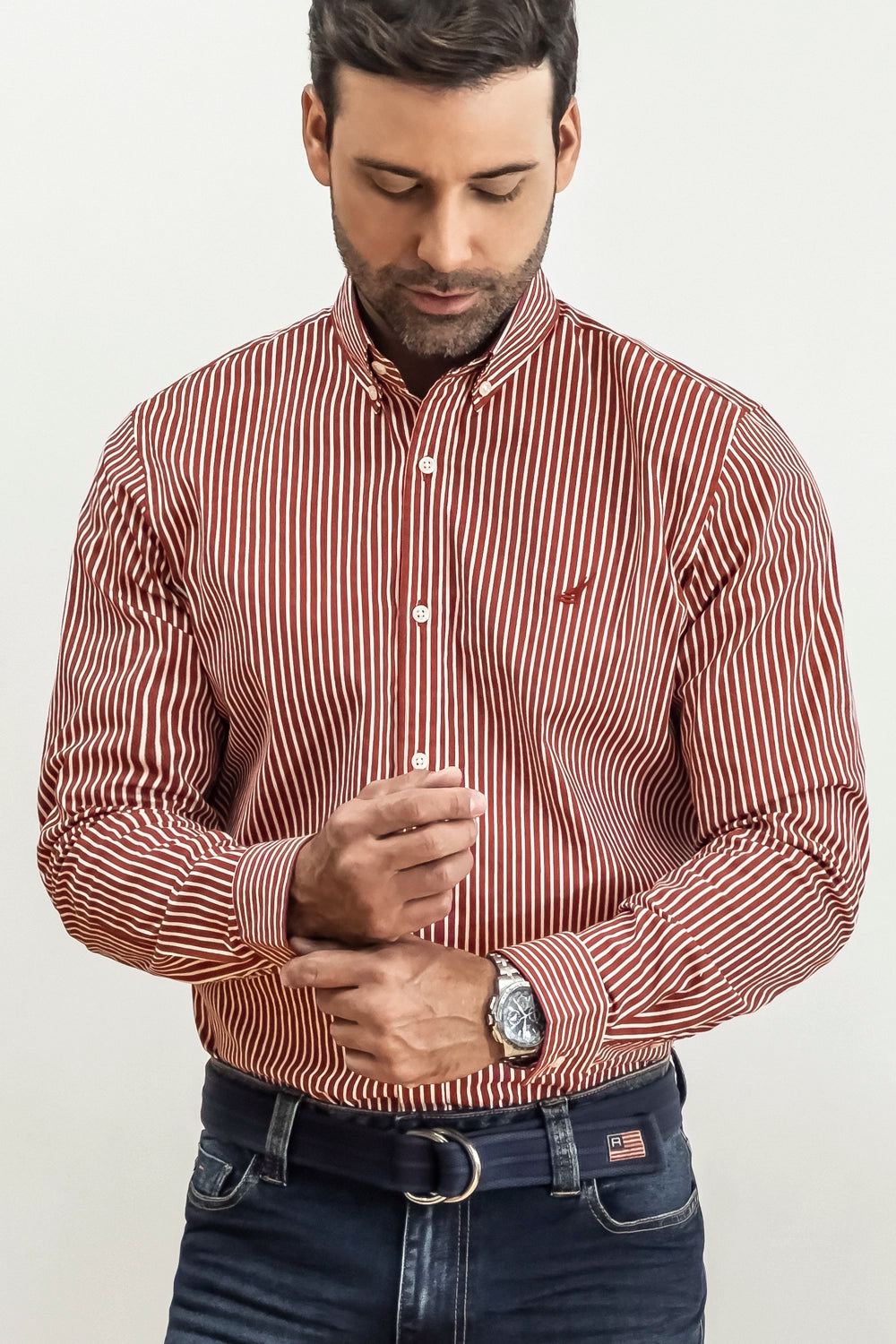 Camisa Portland Rayas - Slim Fit - Algodón Stretch