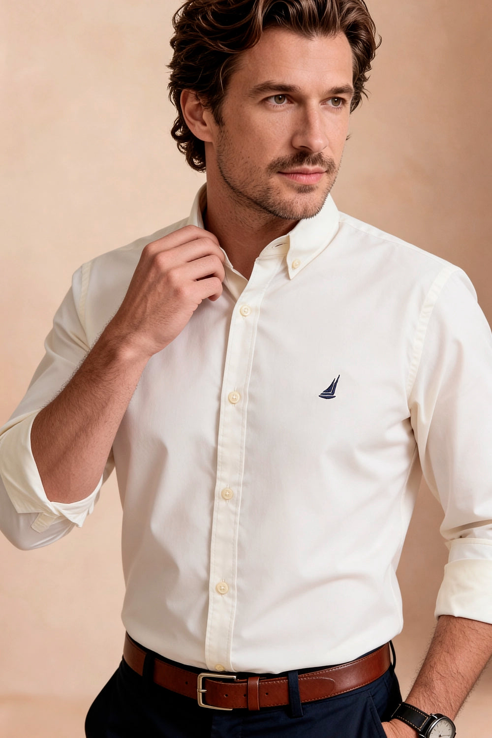 Camisa Ocean Line - Algodón