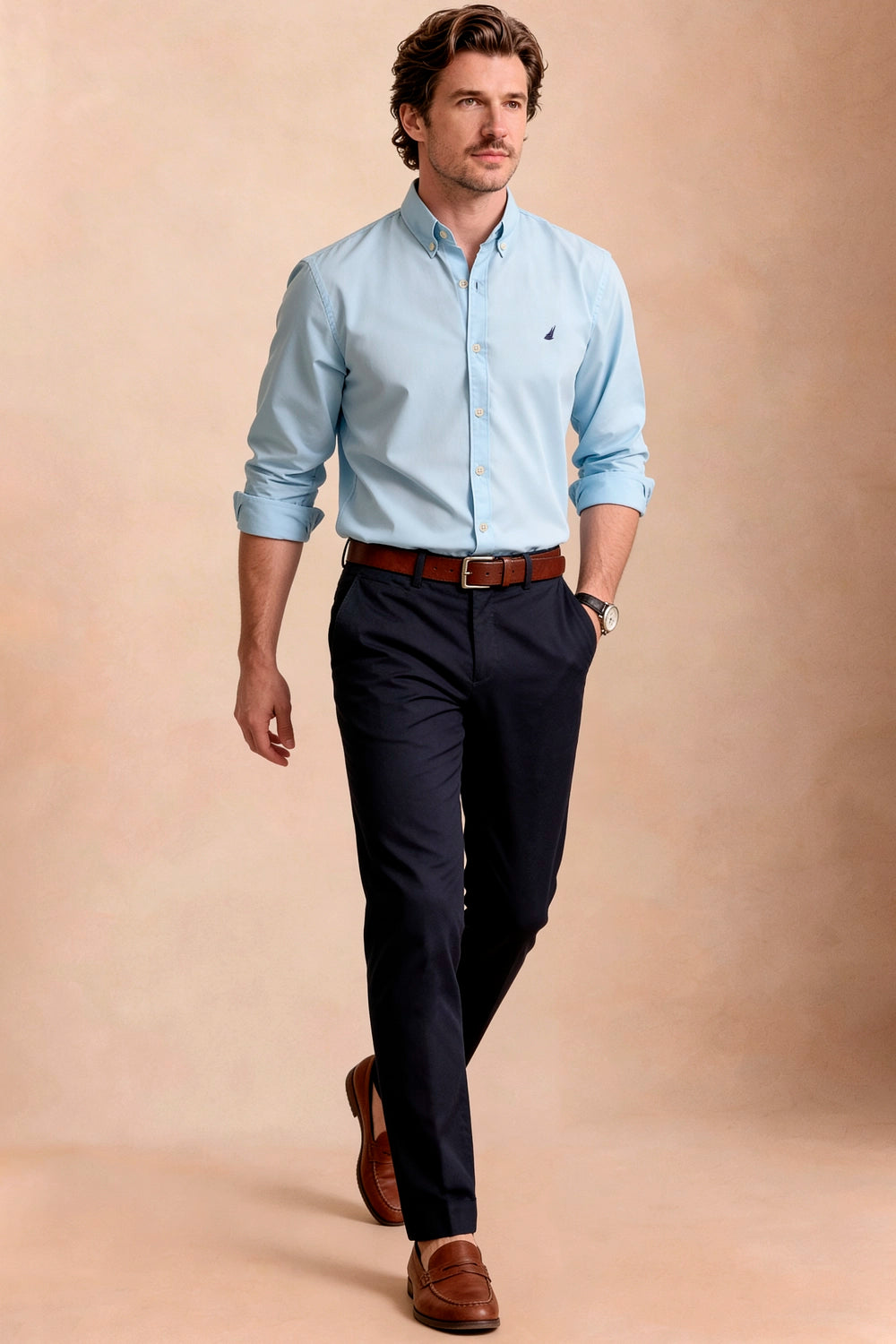 Camisa Ocean Line - Algodón