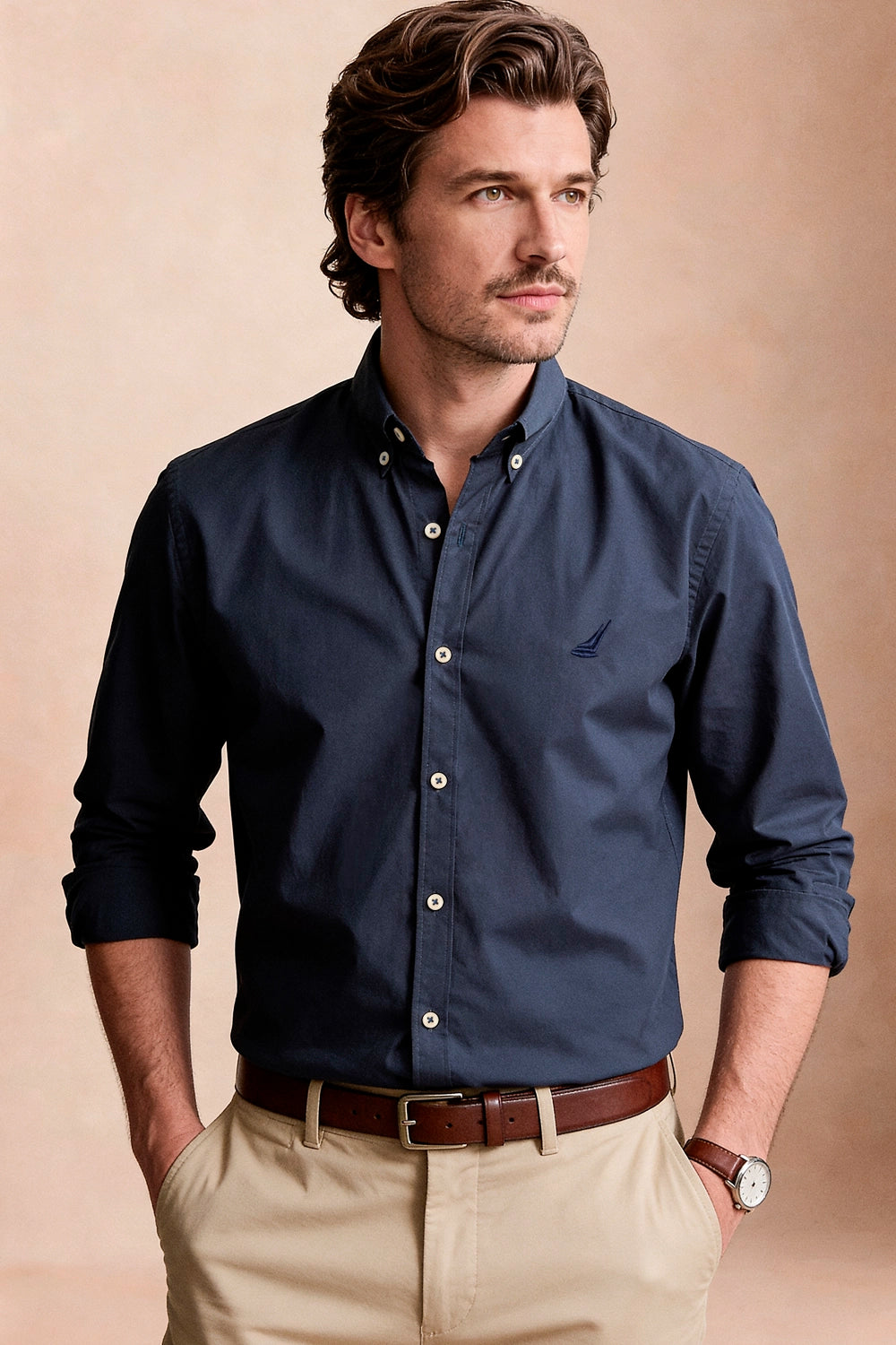 Camisa Ocean Line - Algodón