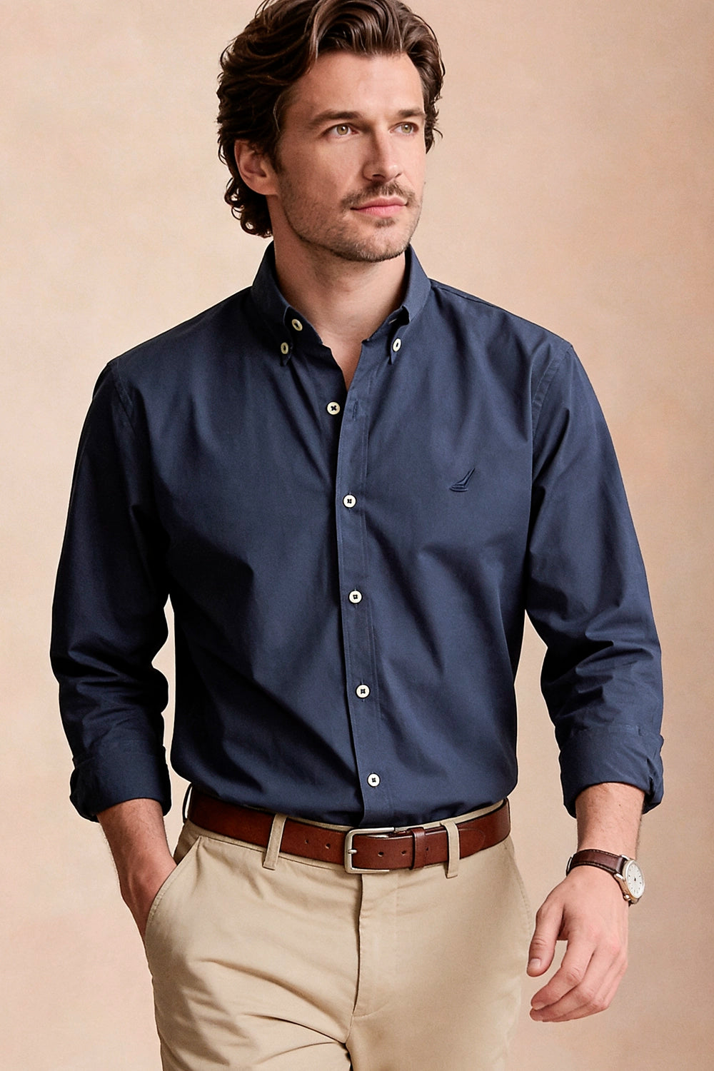 Camisa Ocean Line - Algodón
