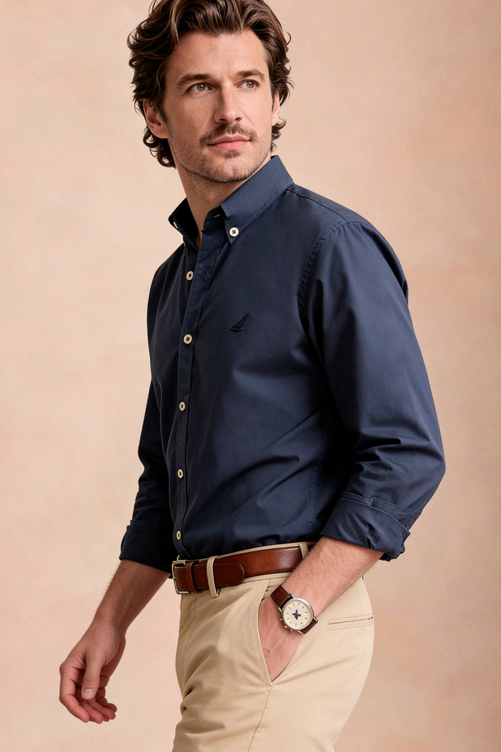 Camisa Ocean Line - Algodón