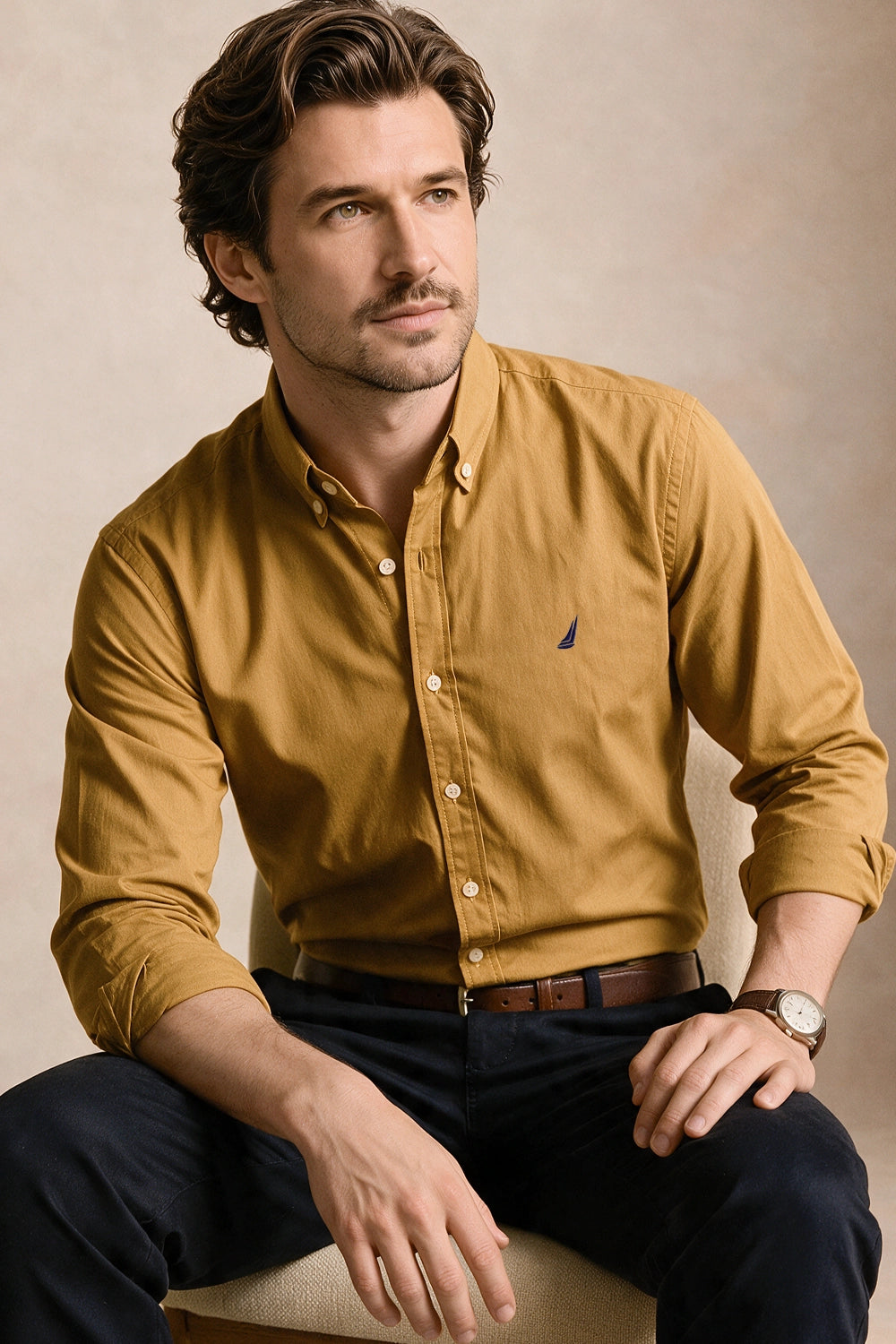 Camisa Ocean Line - Algodón