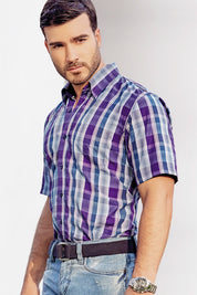 Camisa Navigation Manga Corta - Slim Fit