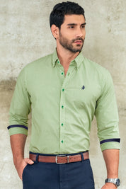 Camisa Green Ocean - Slim Fit - Algodón