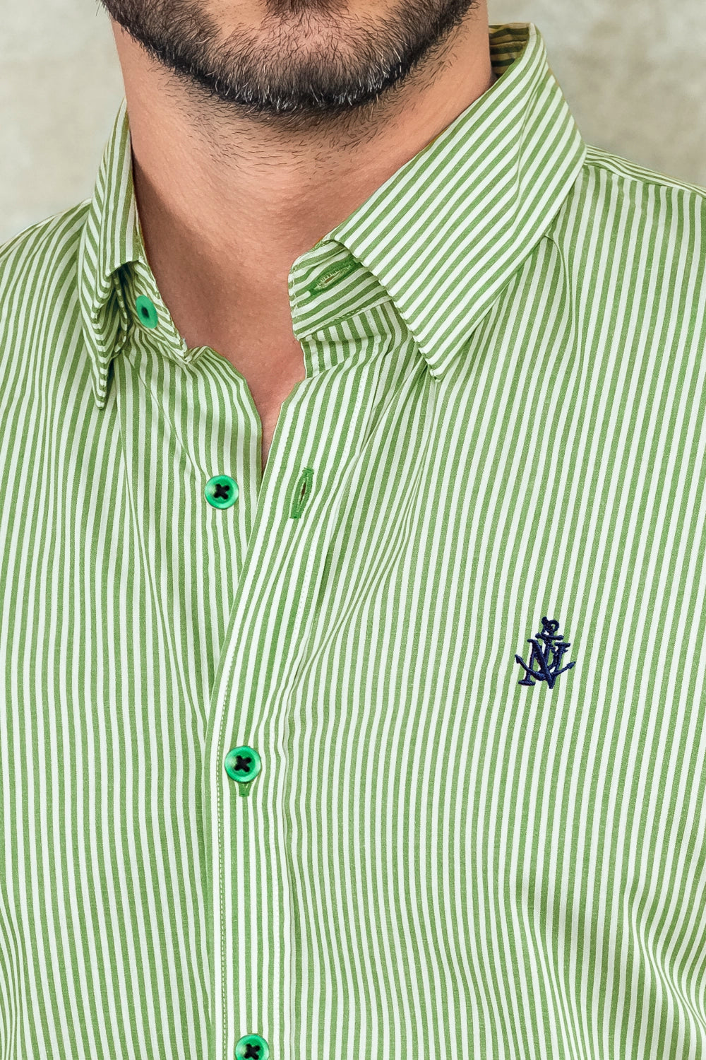 Camisa Green Ocean - Slim Fit - Algodón