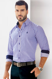 Camisa Rayas Navigation - Slim Fit