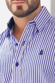 Camisa Rayas Navigation - Slim Fit