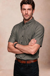 Camisa Navigation Cuadros Gris - Slim Fit