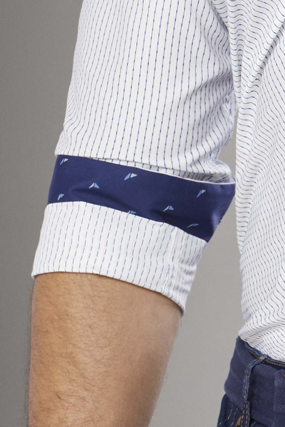 Camisa Navigation Contraste - Slim Fit