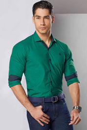 Camisa Navigation Cuadros Diagonal