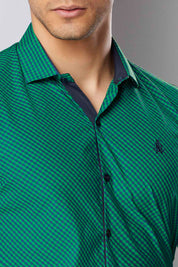 Camisa Navigation Cuadros Diagonal