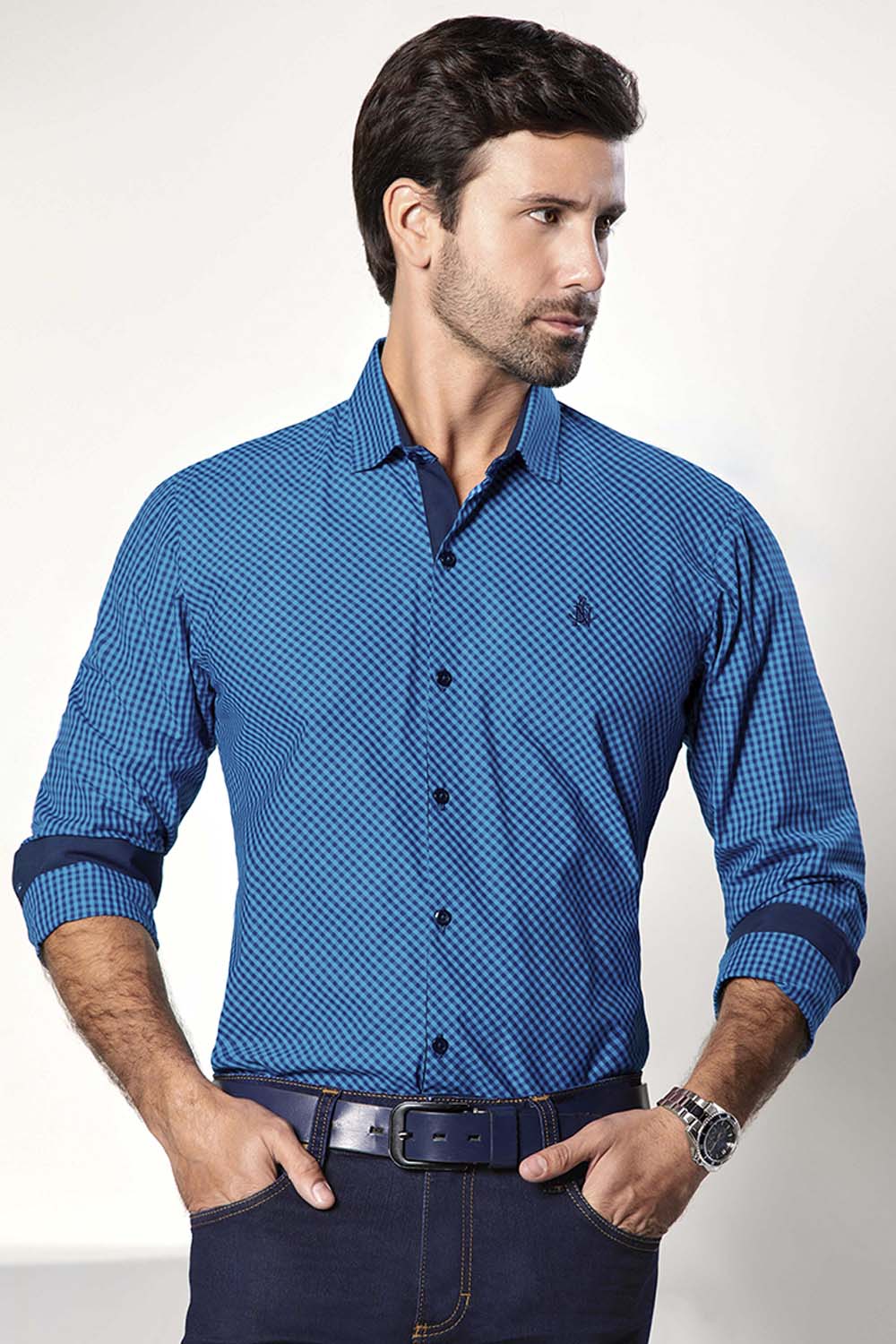 Camisa Sailor Cuadros - Slim Fit