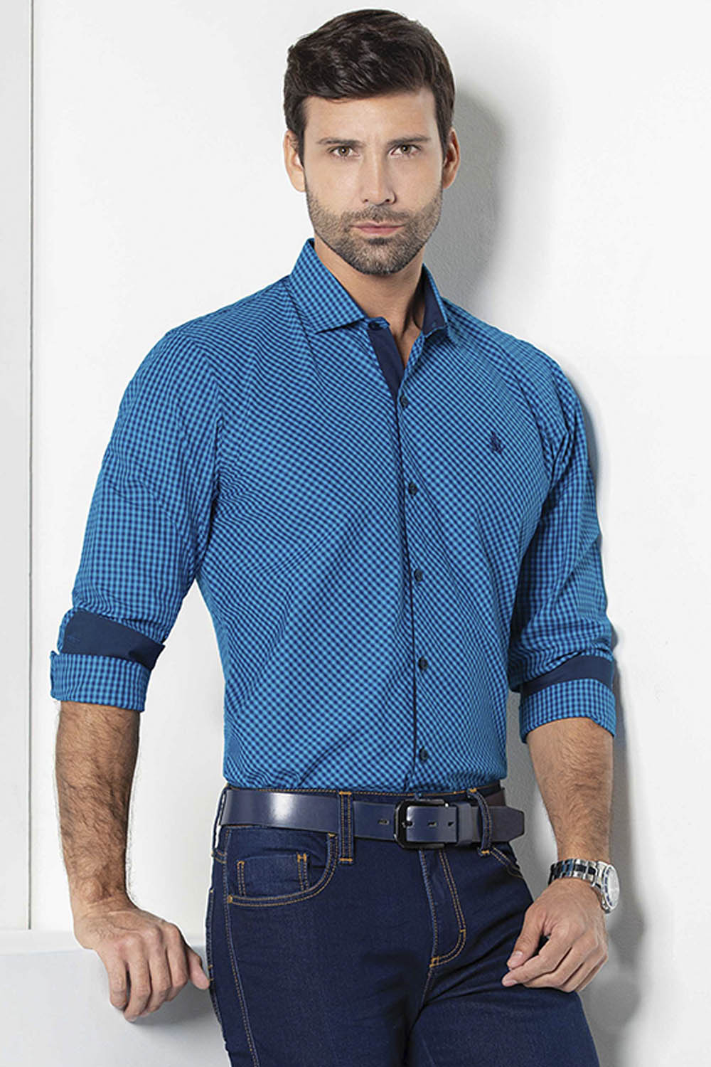 Camisa Sailor Cuadros - Slim Fit