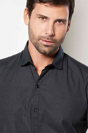 Camisa Navigation Miniprint - Slim Fit