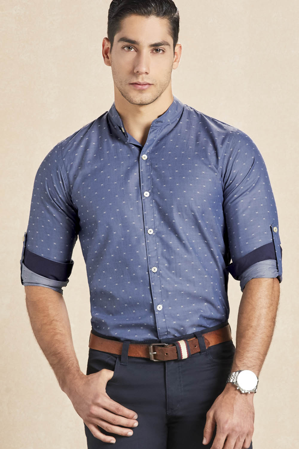 Camisa Stanford Print - Slim Fit