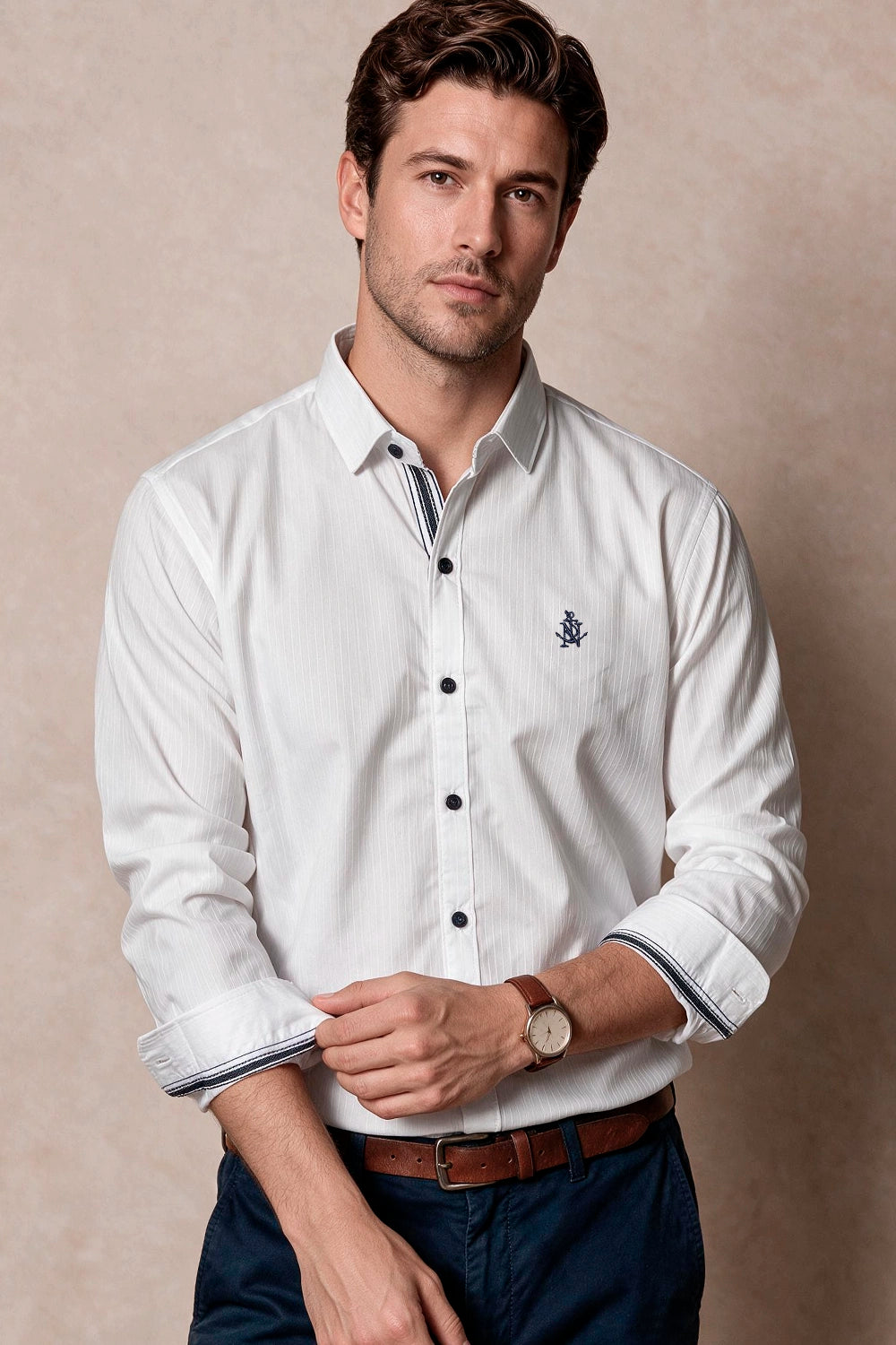 Camisa Navigation Crew - Slim Fit