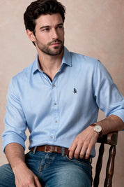 Camisa Blue Navigation - Custom Fit