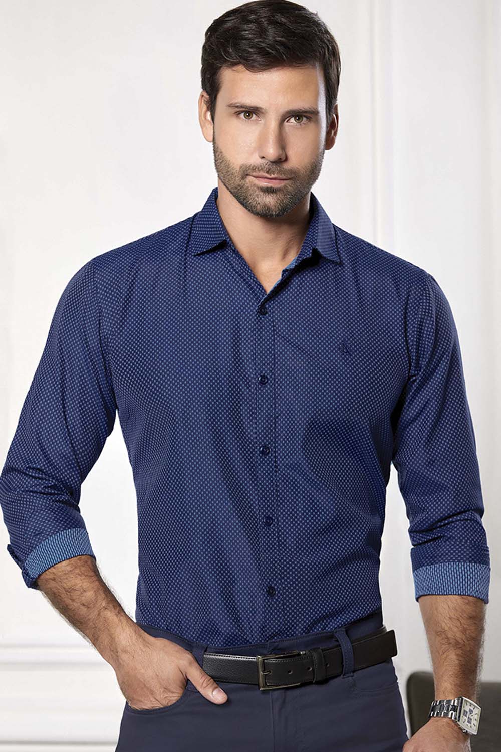Camisa Navigation Prints - Slim Fit