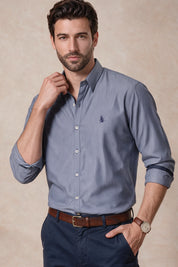 Camisa Navigation Raya Fina - Slim Fit