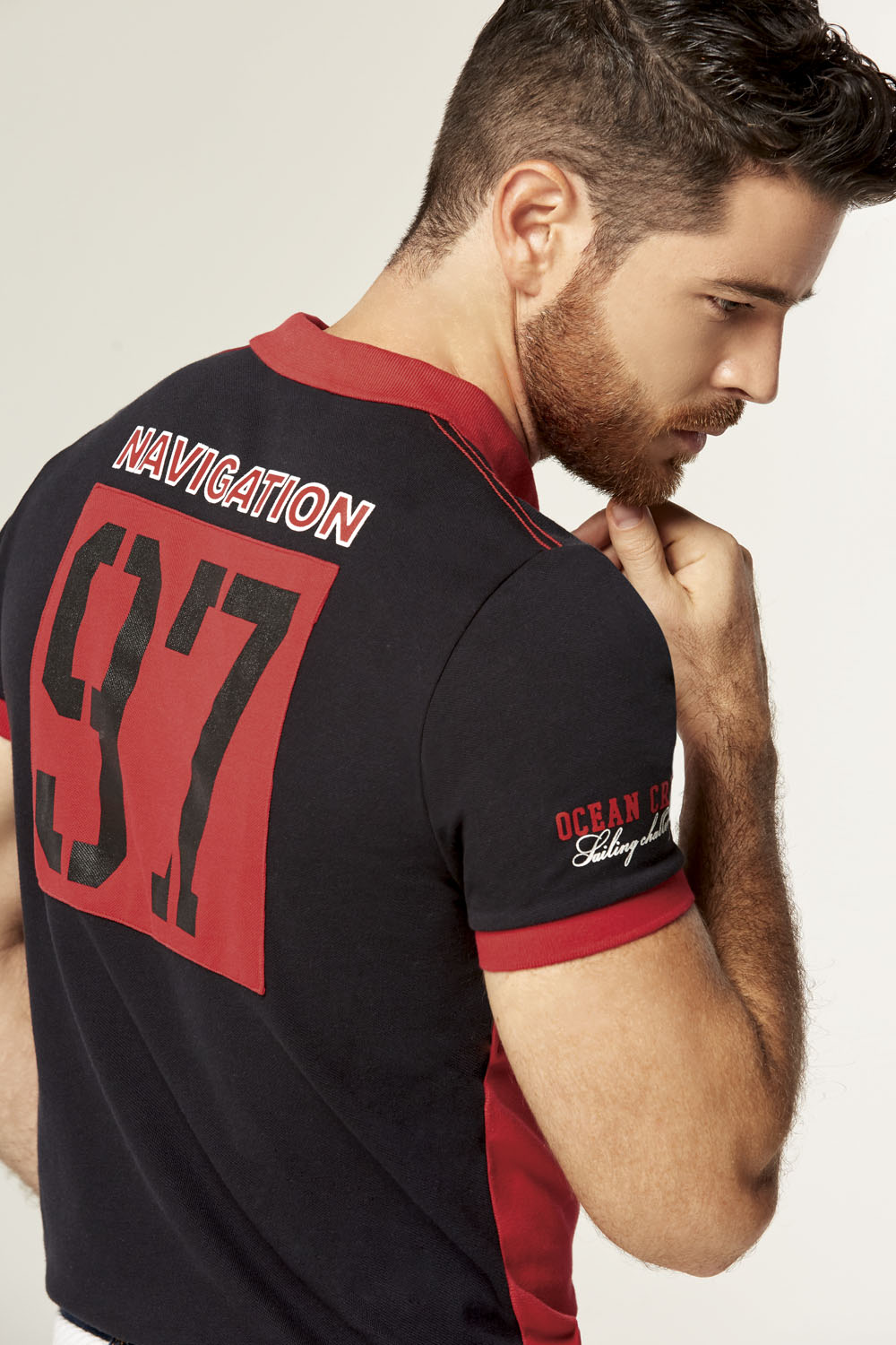 Polo Bloques Sailing Ocean