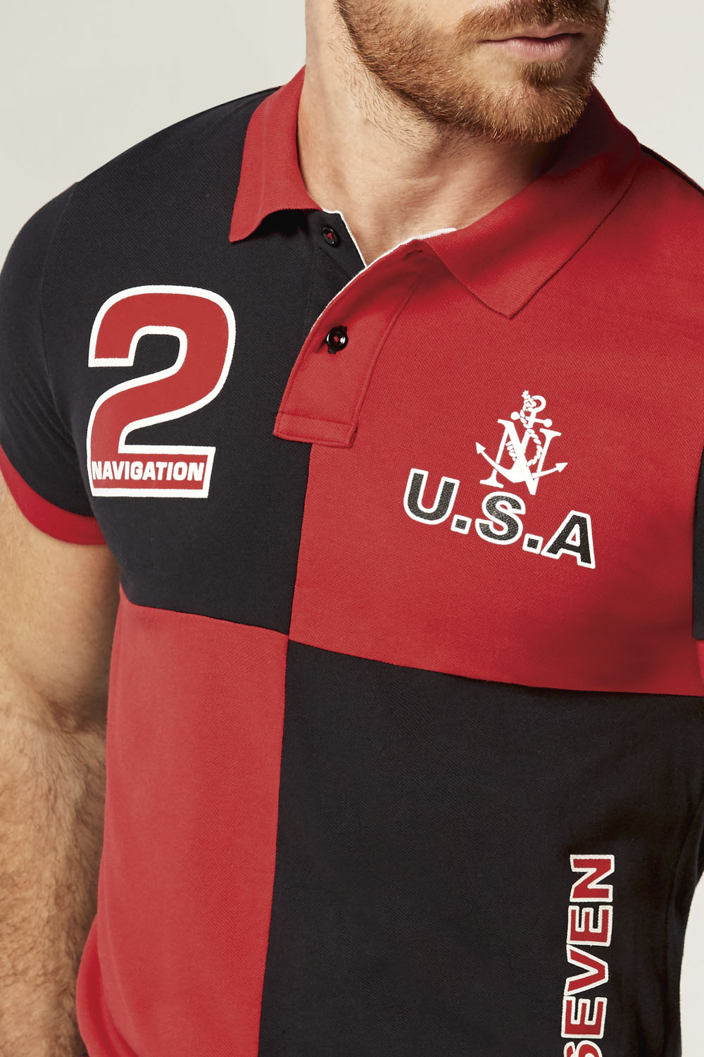 Polo Bloques Sailing Ocean