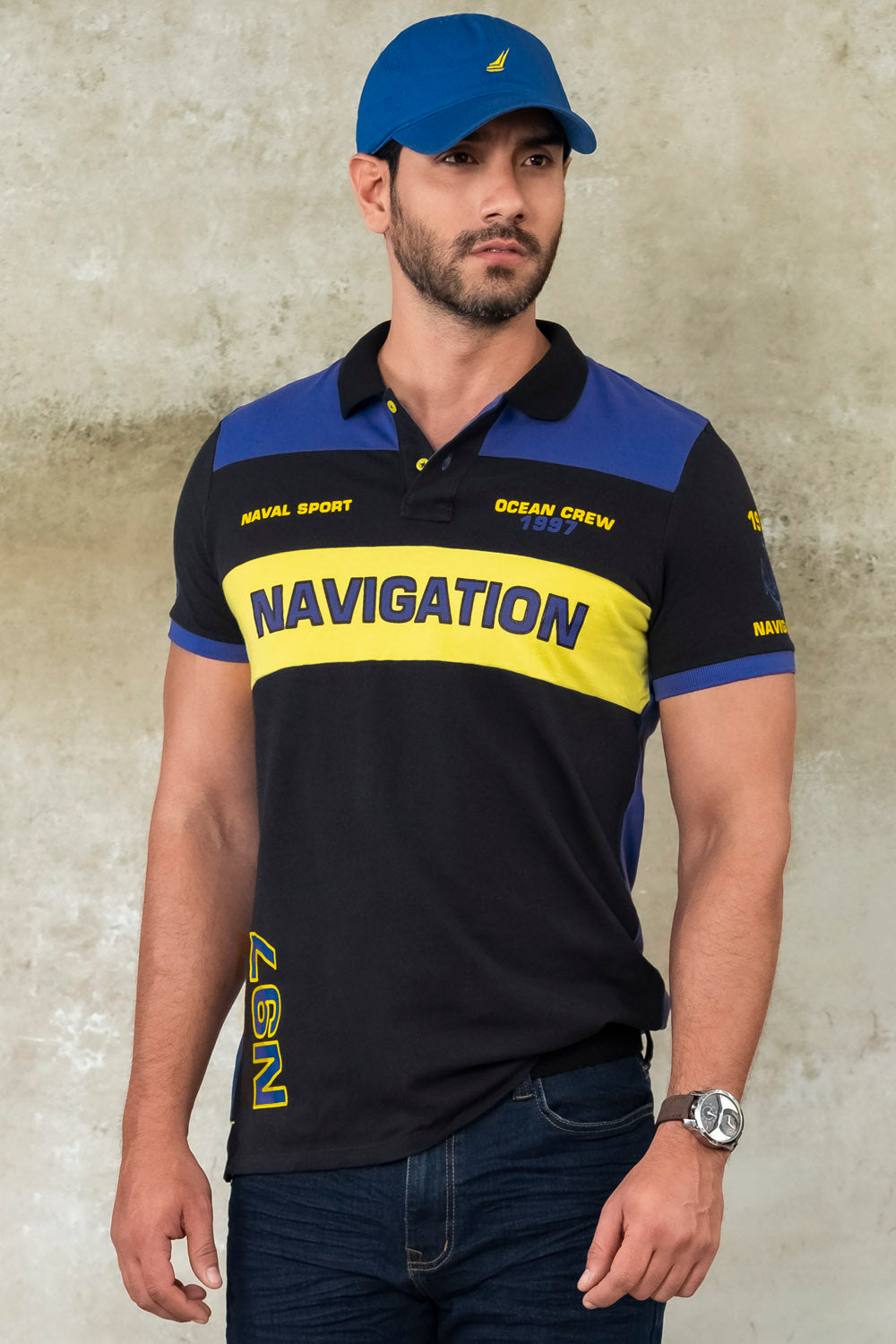 Polo Bloques Ocean Crew