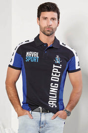 Polo Bloques Naval Sport - Pique