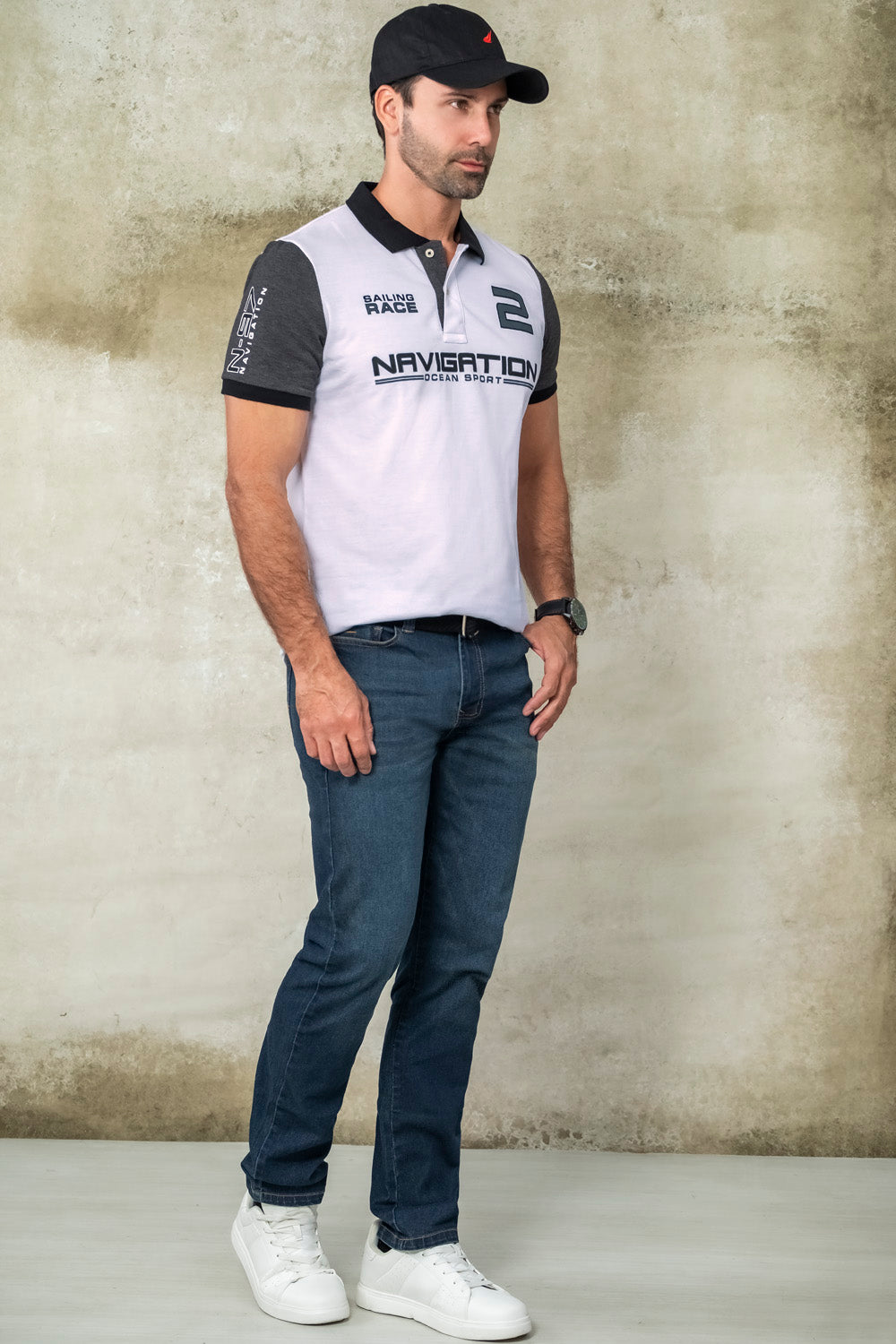 Polo Bloques Ocean Sport