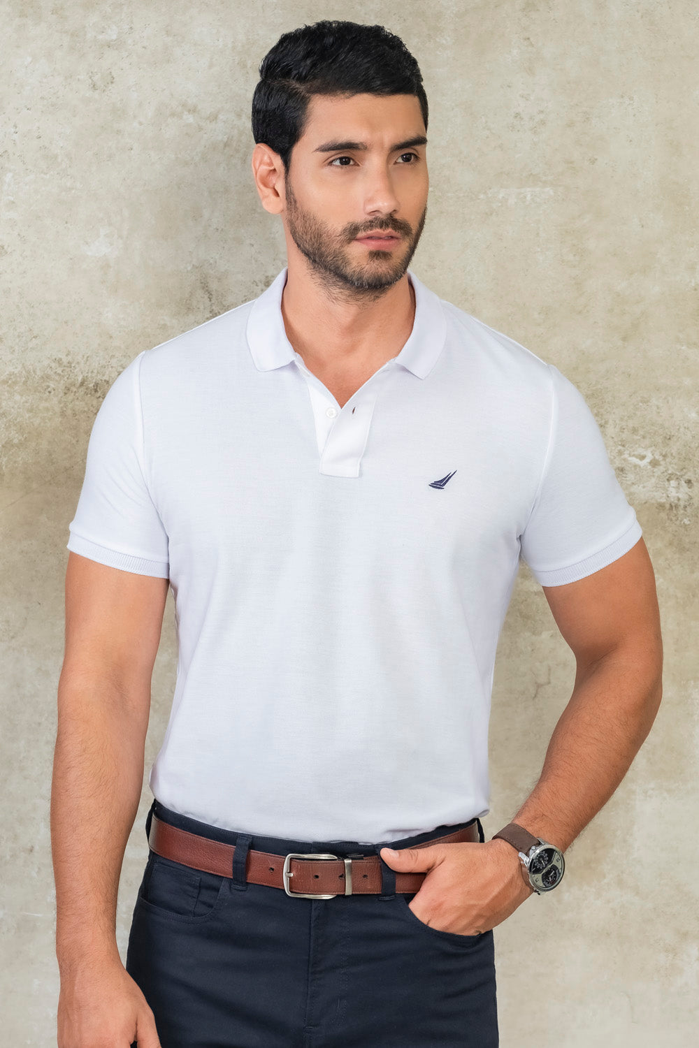 Polo Maritime Ocean - Pique Stretch