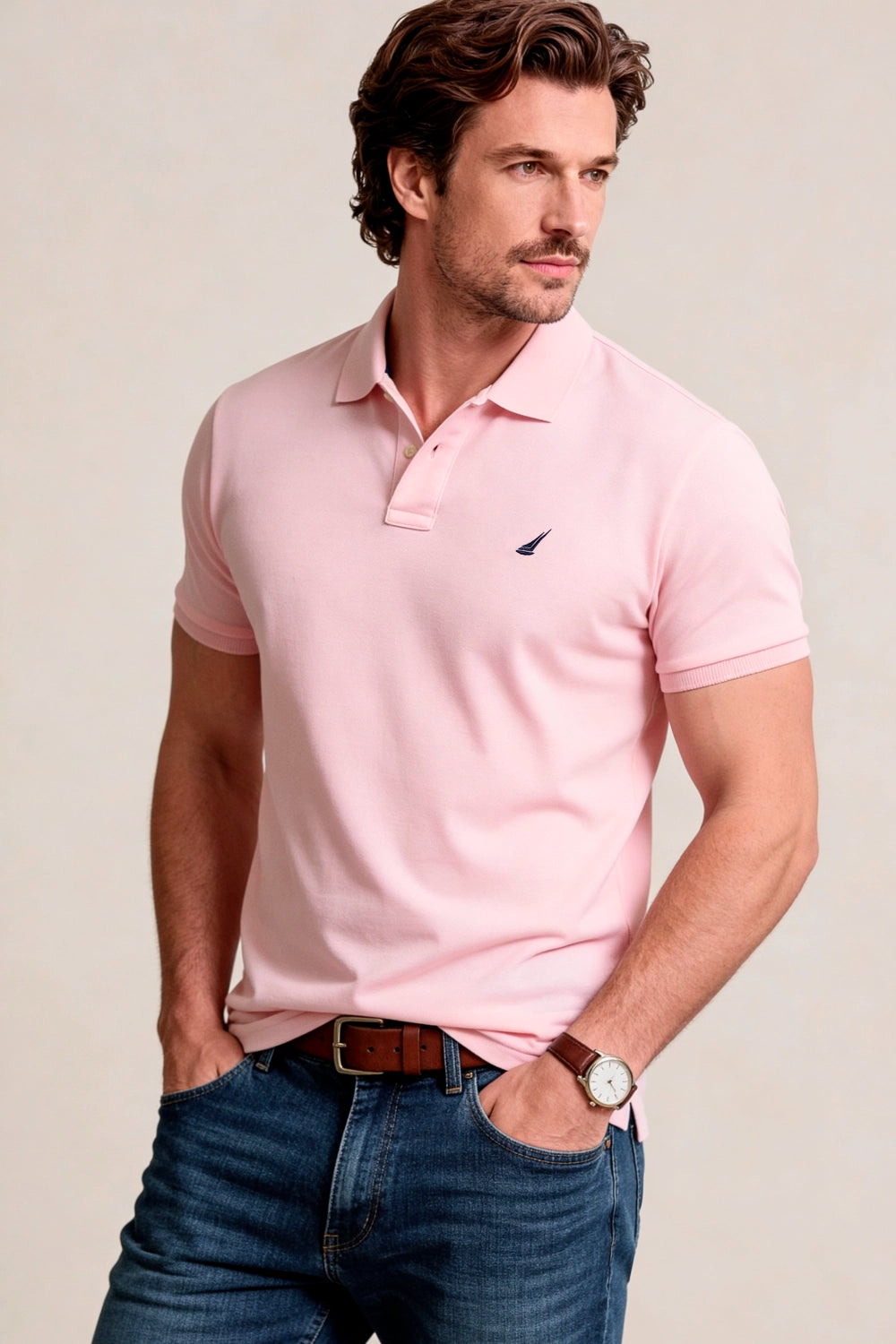 Polo Maritime Ocean - Pique Stretch