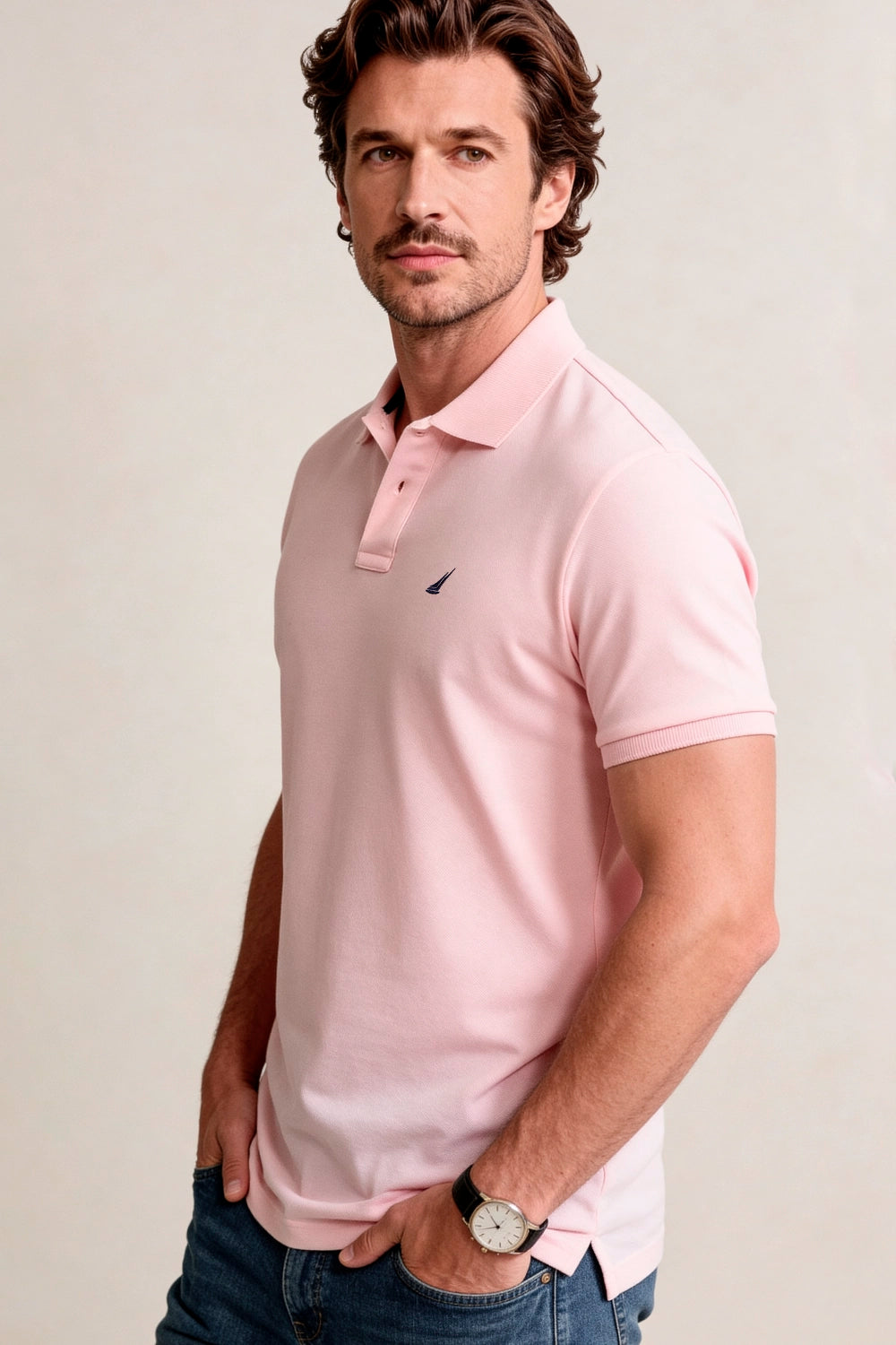 Polo Maritime Ocean - Pique Stretch